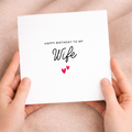 Happy Birthday To My Wife Birthday Card