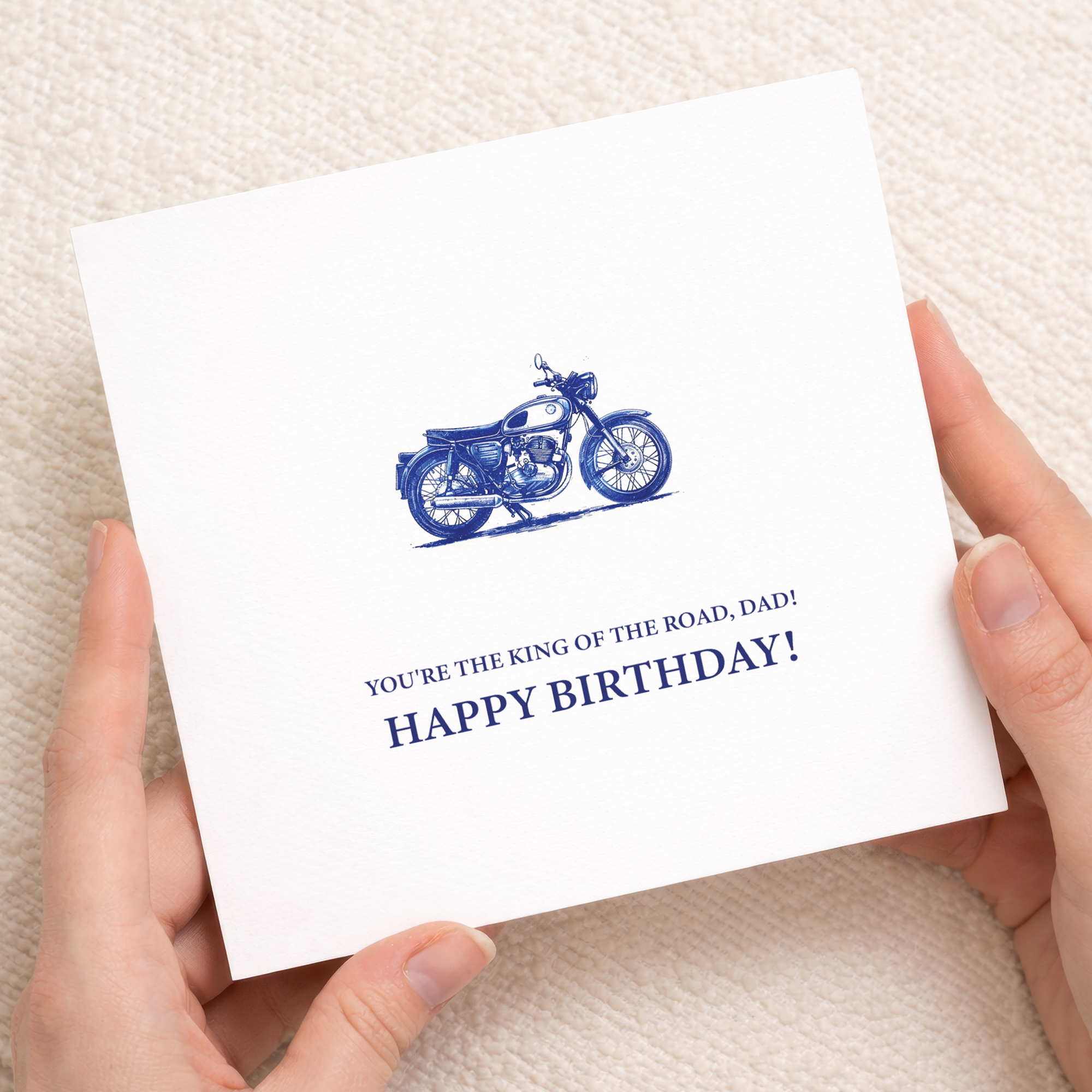 Birthday Card For Dad Motorcycle Themed Birthday Card For Motorcylce Lover Birthday Card For Dad Who Likes Motorcycles