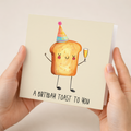 Birthday Card For Him Birthday Toast Cute Birthday Card For Her Birthday Card For Anyone Cute Fun Birthday Card