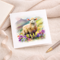 Notelet Card of a Sheep For Anyone Any Occasion Card For Her or For Him Card For Birthday or Easter Card Thank You Card