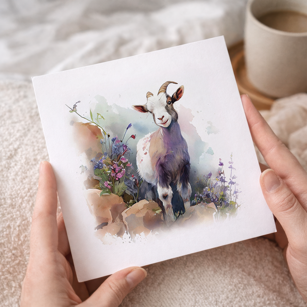 Notelet Card of a Sheep For Anyone Any Occasion Card For Her or For Him Card For Birthday or Easter Card Thank You Card