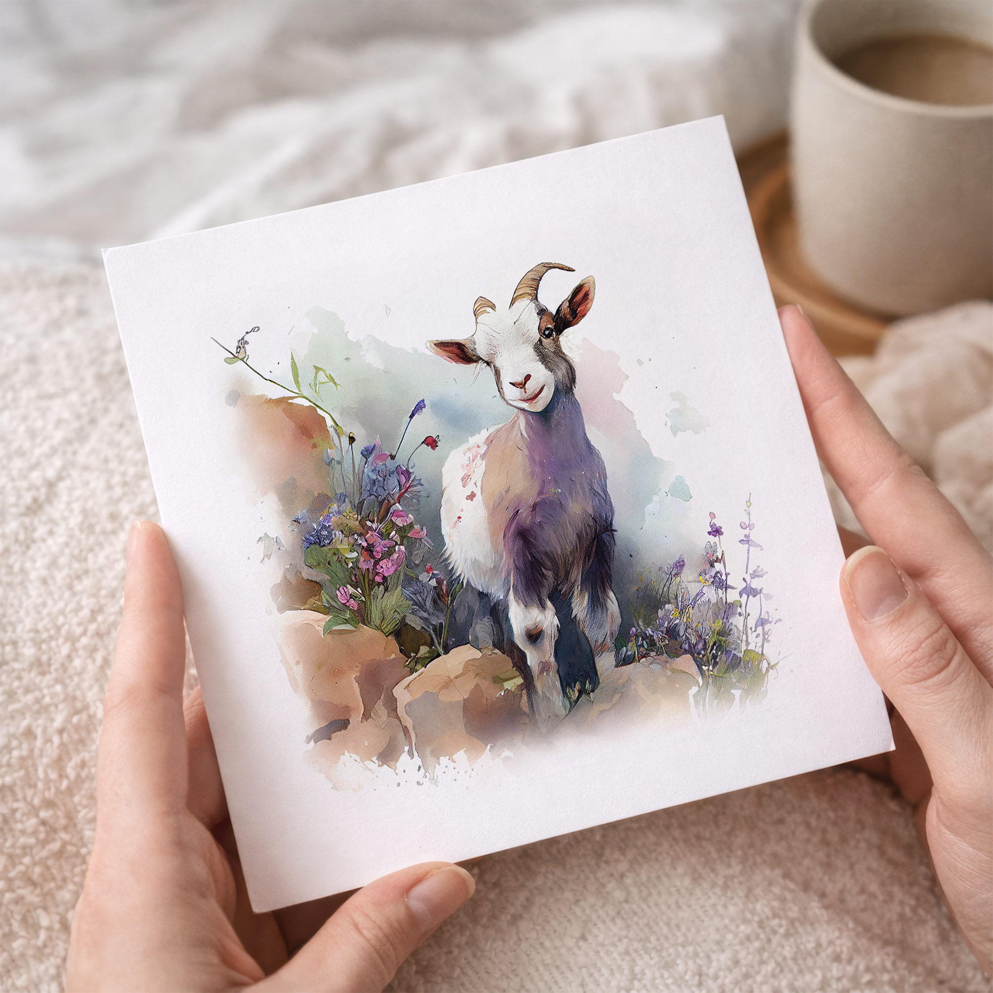 Notelet Card of a Sheep For Anyone Any Occasion Card For Her or For Him Card For Birthday or Easter Card Thank You Card