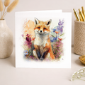 Postcard Prints - Notelet Card of a Fox For Anyone Any Occasion Card For Her or For Him Card For Birthday or Easter Card Thank You Card