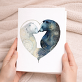 Valentine's Day Card for Her Valentine's Day Card for Wife Valentine's Day Card For Husband Boyfriend or Girlfriend Bears