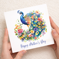 Mother's Day Card For Mum Happy Mother's Day Mothers Day card Mothering Sunday Peacock Pretty Mother's Day Card For Mom Mommy Mum Mummy