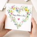 Mother's Day Card For Mum Happy Mother's Day Mothers Day card Mothering Flower Wreath Mother's Day Card For Mom Mommy Mum Mummy