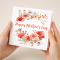 Mother's Day Card For Mum Happy Mother's Day Mothers Day card Mothering Flower Garland Mother's Day Card For Mom Mommy Mum Mummy