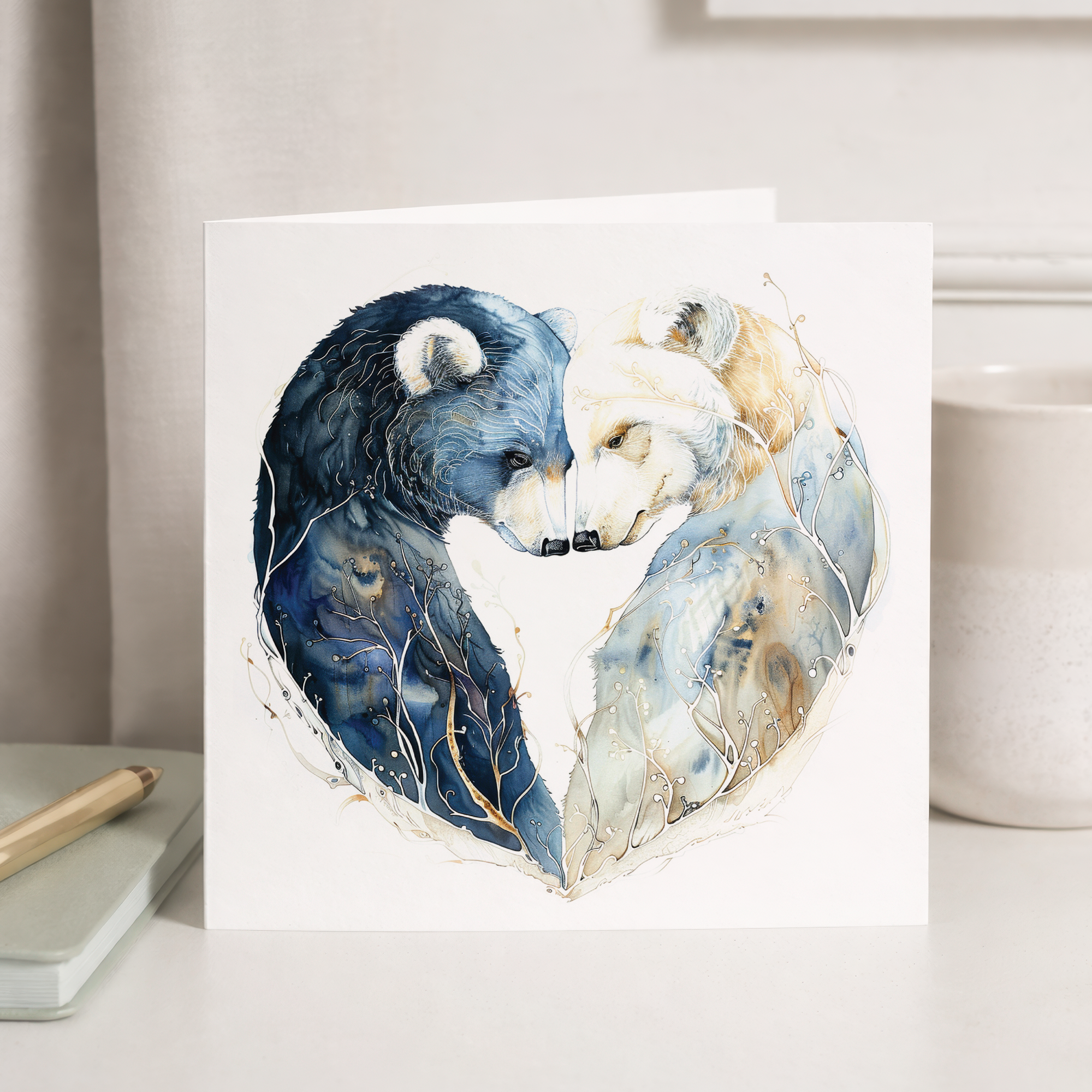 Anniversary Card For Wife Card for Anniversary Card For Husband Bears Anniversary Card For Couple Engagement Card For Couple Wedding Card