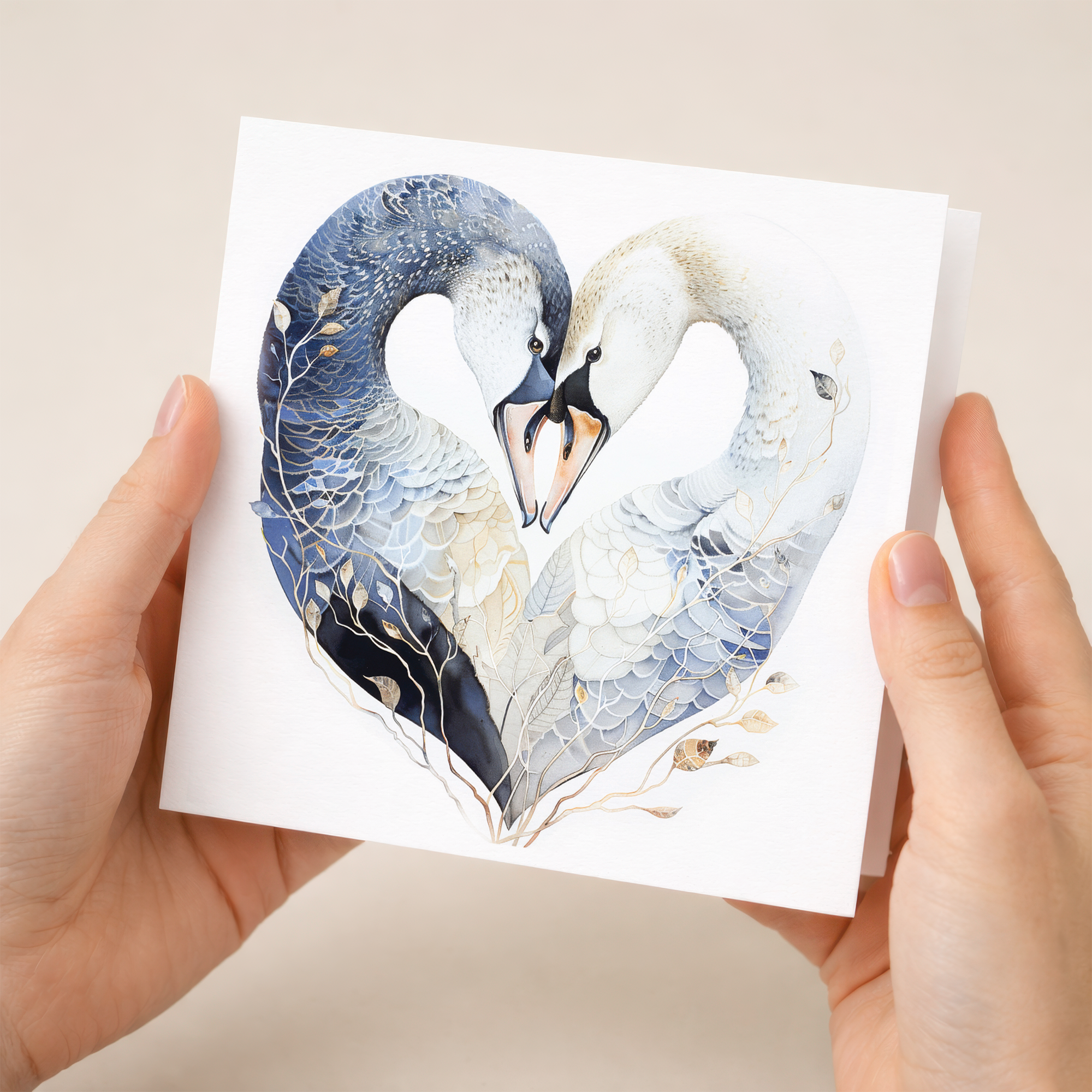 Anniversary Card For Husband Card for Anniversary Card For Wife Swans Anniversary Card For Couple Engagement Card For Couple Wedding Card