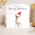 Chihuahua Dog Christmas Card – Cute Dog Lover Christmas Card – Eco Friendly “Merry Christmas” Card – Chihuahua Holiday Card
