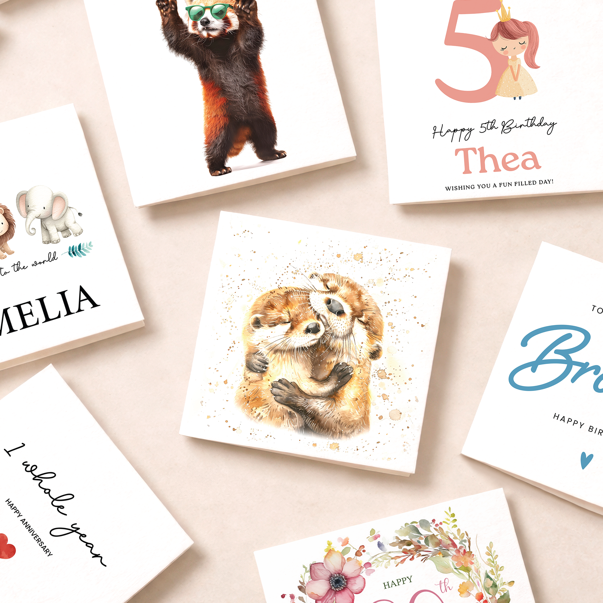 Anniversary Card For Husband Card for Anniversary Card For Wife Puffins Anniversary Card For Couple Engagement Card For Couple Wedding Card