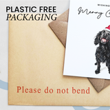 Cocker Spaniel Dog Christmas Card – Cute Dog Lover Christmas Card – Eco Friendly “Merry Christmas” Card – Cocker Spaniel Holiday Card