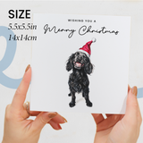 Cocker Spaniel Dog Christmas Card – Cute Dog Lover Christmas Card – Eco Friendly “Merry Christmas” Card – Cocker Spaniel Holiday Card