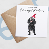 Cocker Spaniel Dog Christmas Card – Cute Dog Lover Christmas Card – Eco Friendly “Merry Christmas” Card – Cocker Spaniel Holiday Card
