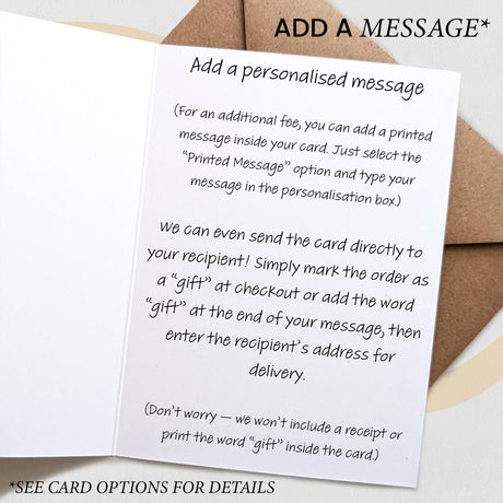 Birthday Card For Him or Her Of A Goose Illustration For Him or Her Birthday Gift