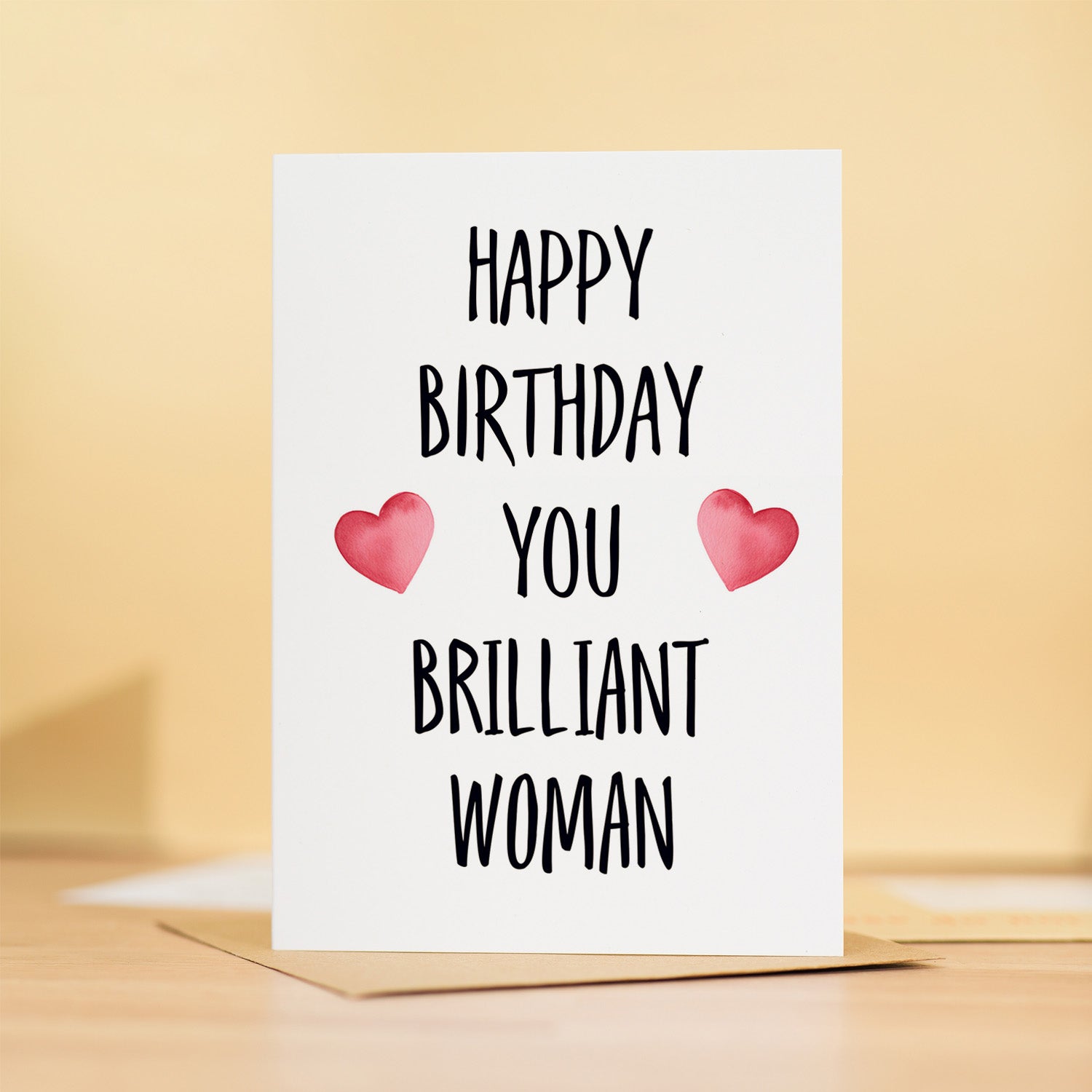 Birthday Card For Wife Card For Her Birthday Card For Girlfriend or Friend Birthday Card For Mum or Sister You Brilliant Woman