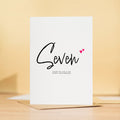 Seven Year Anniversary Card For Husband 7 Year Anniversary Card Boyfriend or Girlfriend Wedding Anniversary Card For Wife