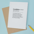 Grandad Birthday Card Fun Dictionary Quote Custom Message Funny