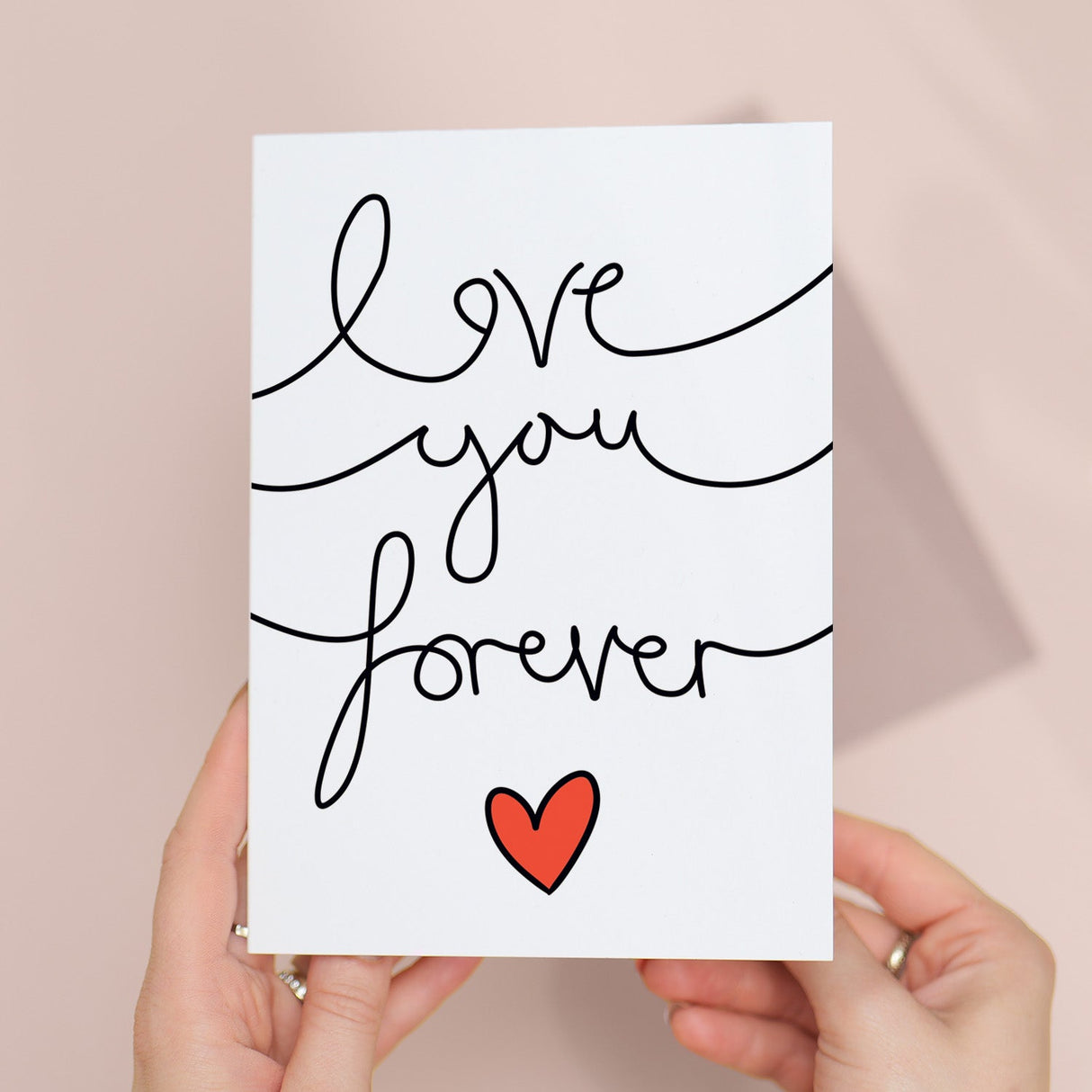 Valentines Anniversary Card for Her Wife Husband Boyfriend Girlfriend