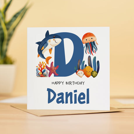 Children's Birthday Card, Personalise for Grandson, Son, Daughter, Granddaughter