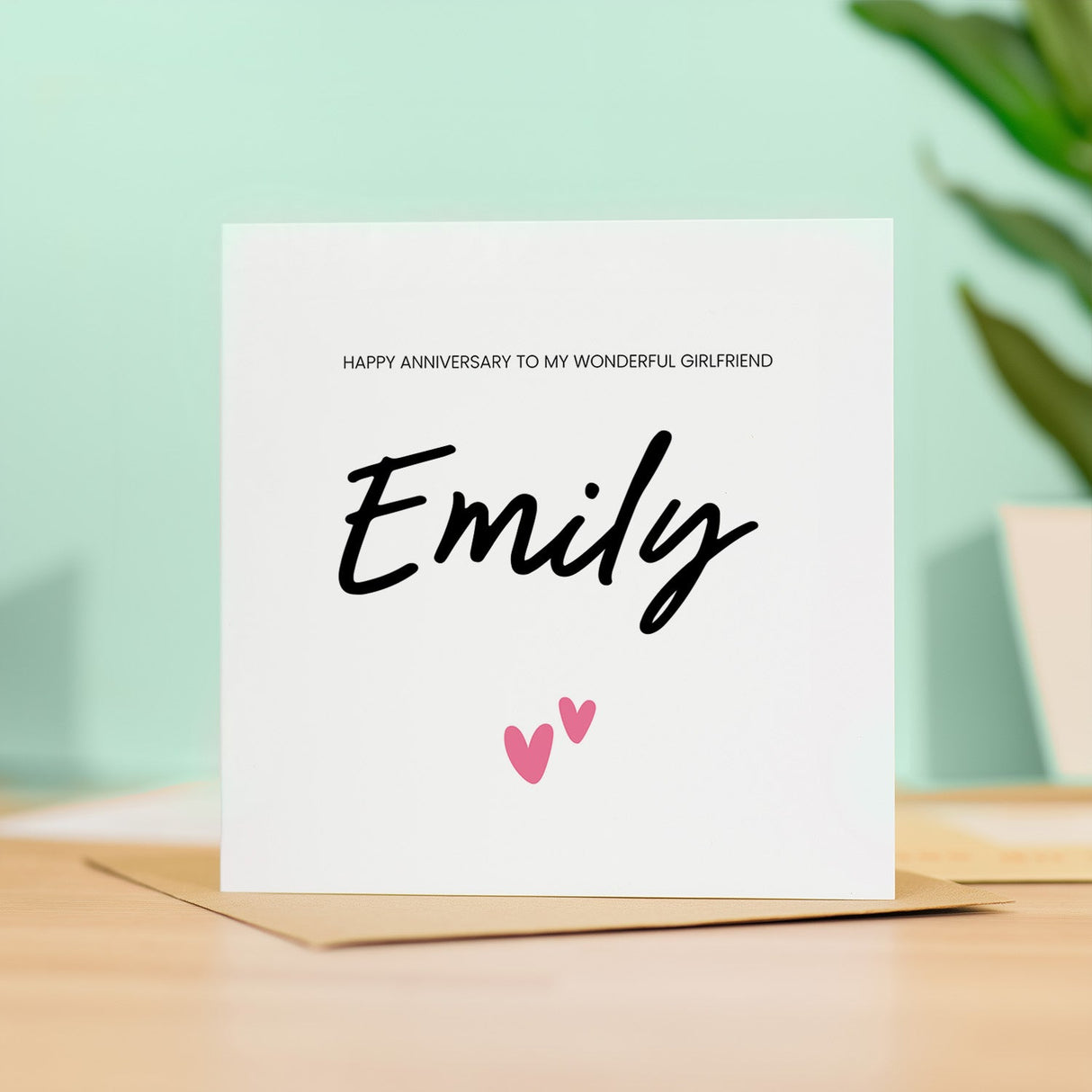 Personalised Girlfriend Anniversary Card Custom Amazing Anniversary Gift