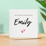 Personalised Girlfriend Anniversary Card Custom Amazing Anniversary Gift