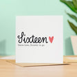 16 Year Anniversary Card Wife Husband 16th Wedding Sixteen Years Celebration