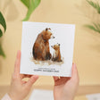 Fathers Day Card Dad Bear Cub Illustration Always Look Up To You Gift