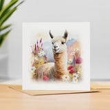 Notelet Card of a Llama For Anyone Any Occasion Card For Her or For Him Card For Birthday or Easter Card Thank You Card
