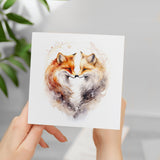 Anniversary Card For Wife Anniversary Card For Husband Boyfriend or Girlfriend Anniversary Card For Him or Her Fox Heart